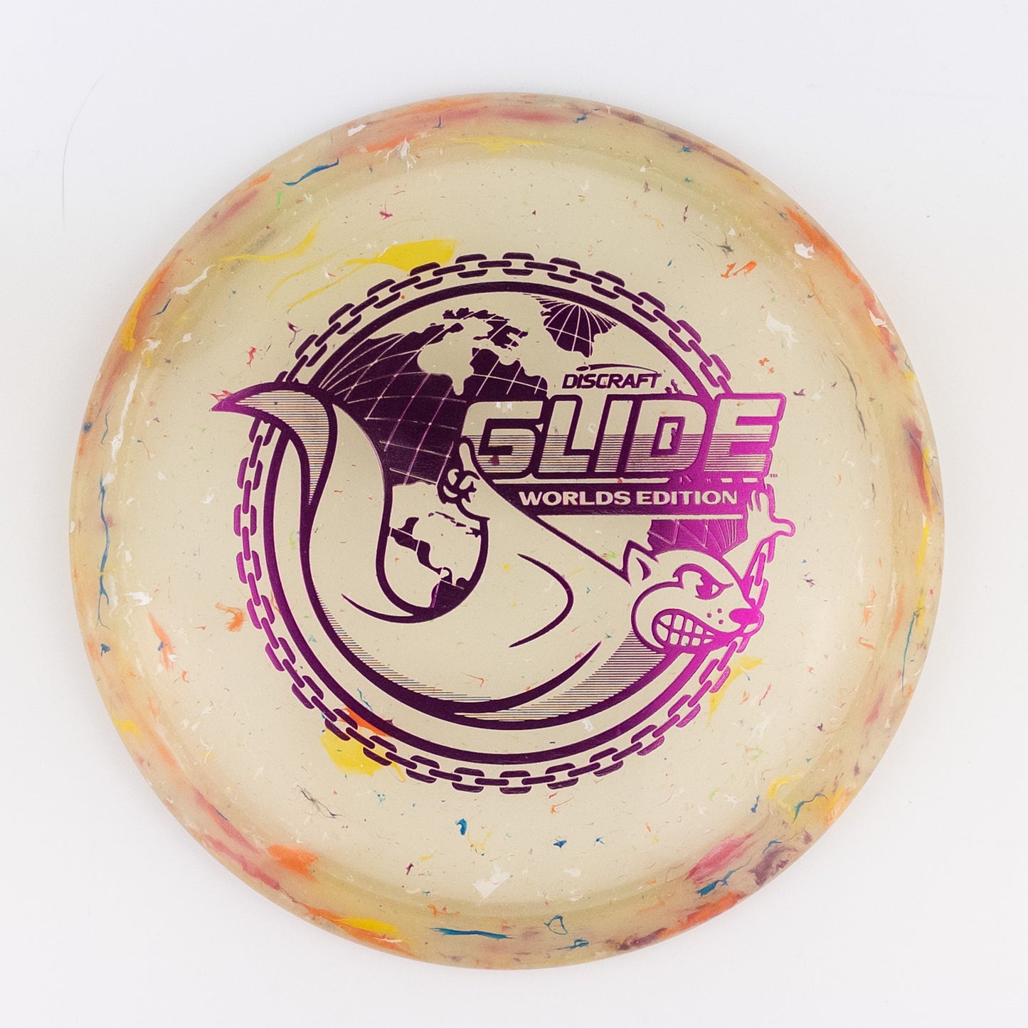Discraft Jawbreaker Z FLX Glide - "Around the World" 2026 Worlds Edition