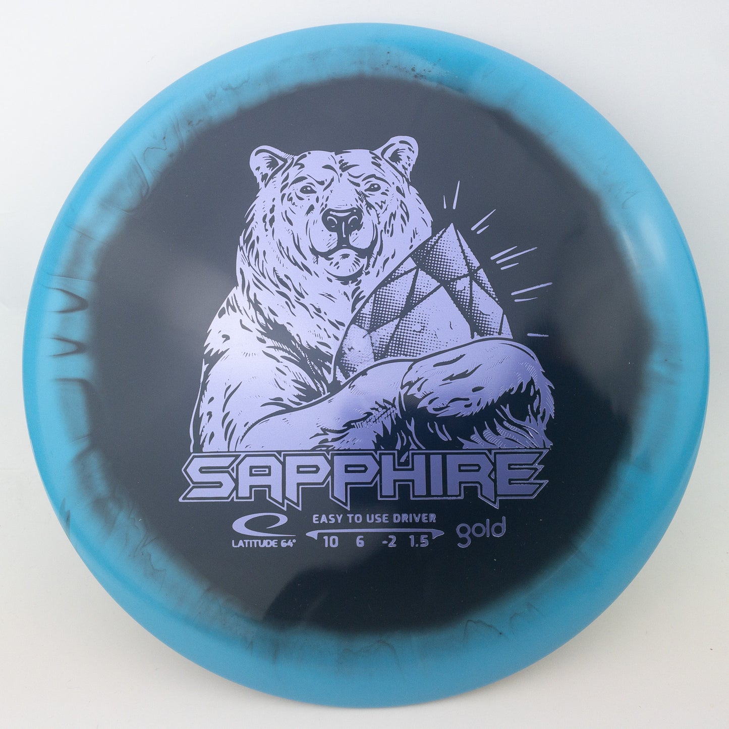 Latitude 64 Gold Orbit Sapphire - Inverted Stamp