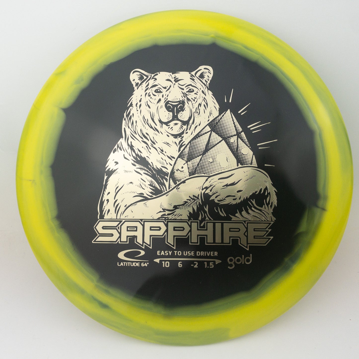 Latitude 64 Gold Orbit Sapphire - Inverted Stamp
