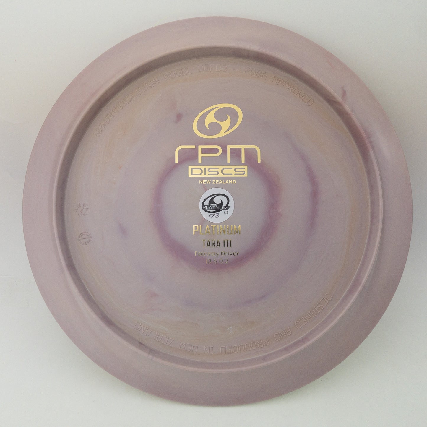 RPM Platinum Tara Iti Bottom Stamp