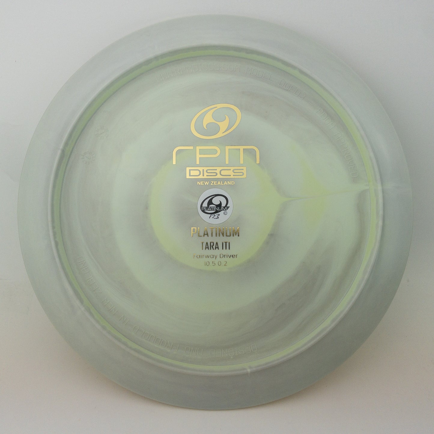 RPM Platinum Tara Iti Bottom Stamp
