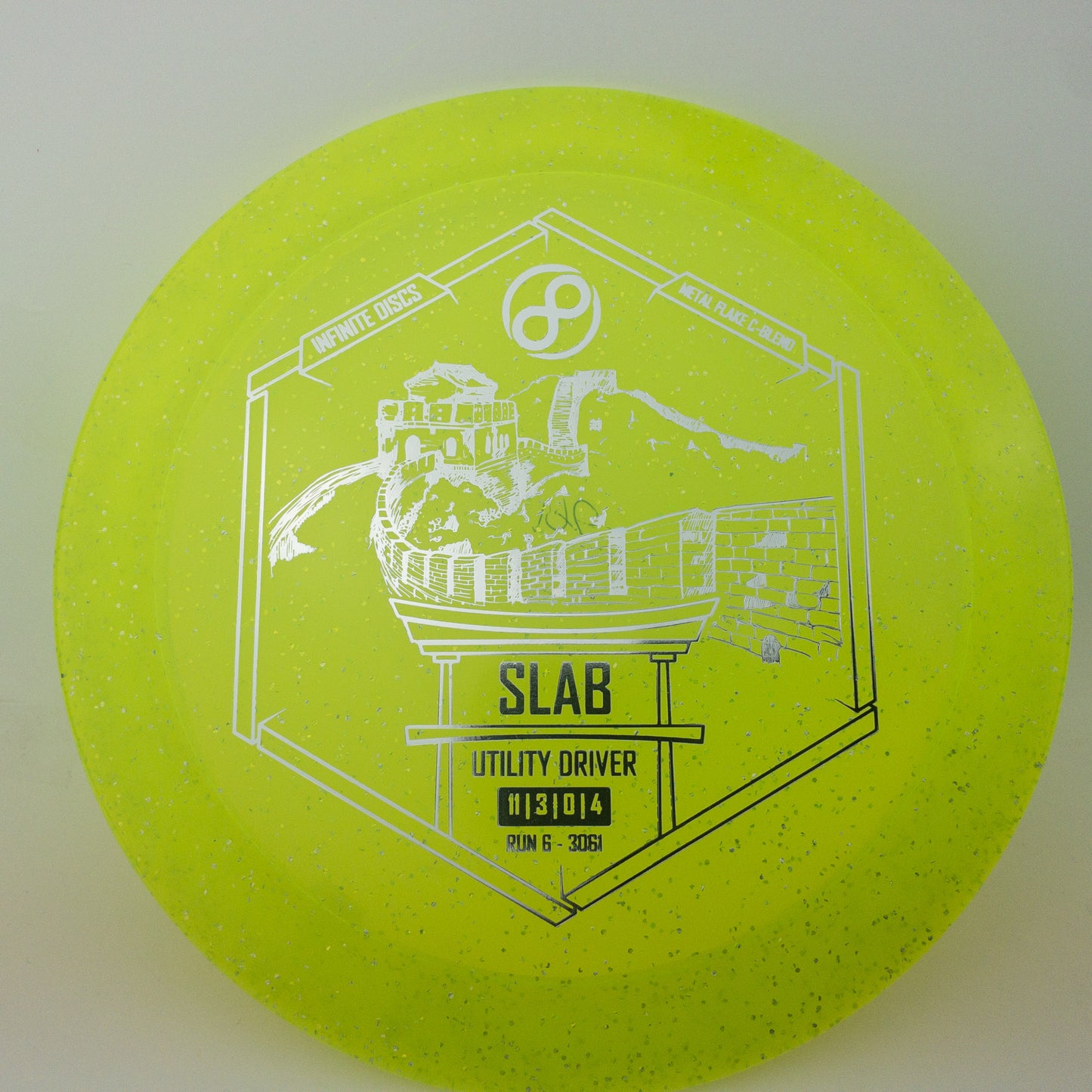 Infinite Discs Metal Flake C-Blend Slab
