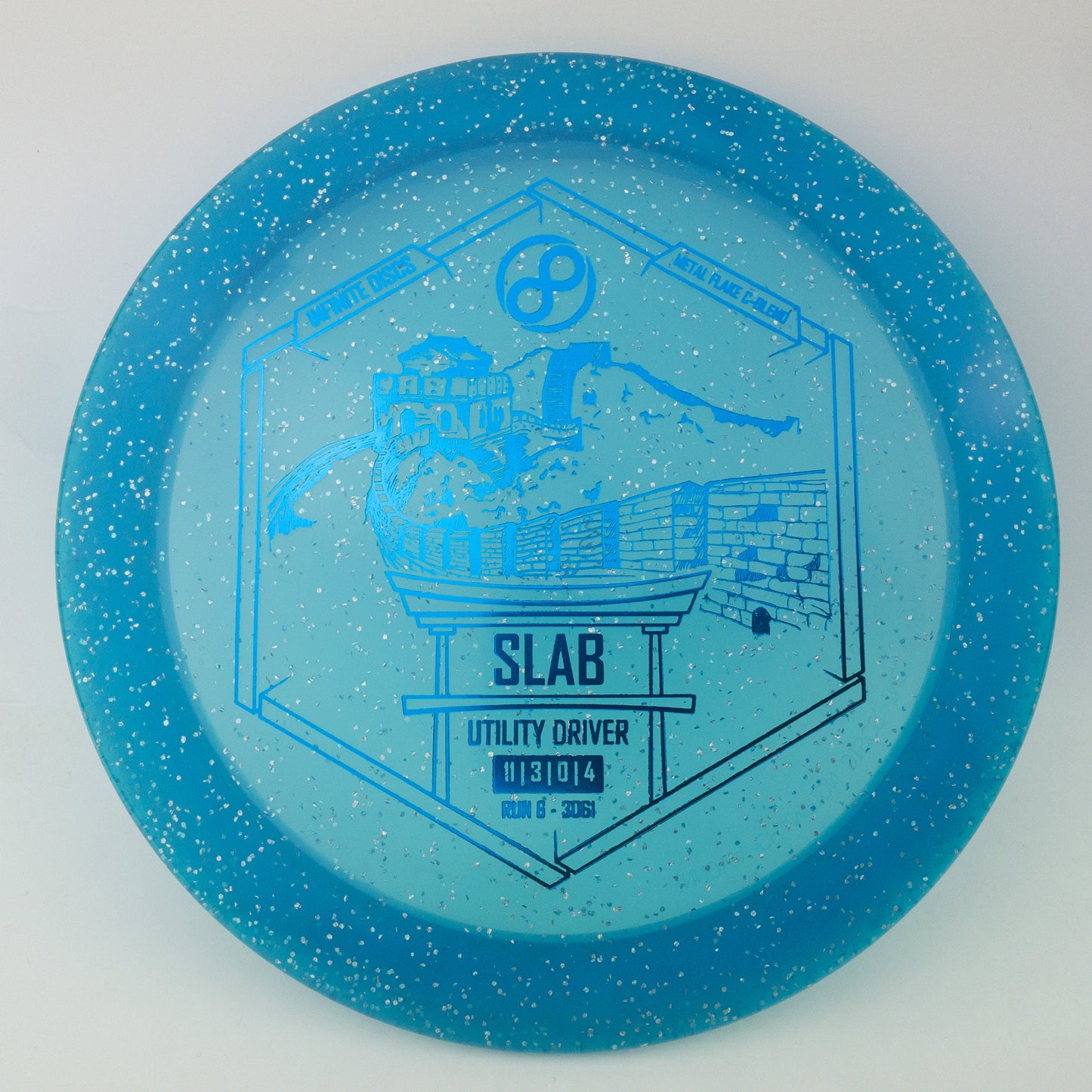 Infinite Discs Metal Flake C-Blend Slab