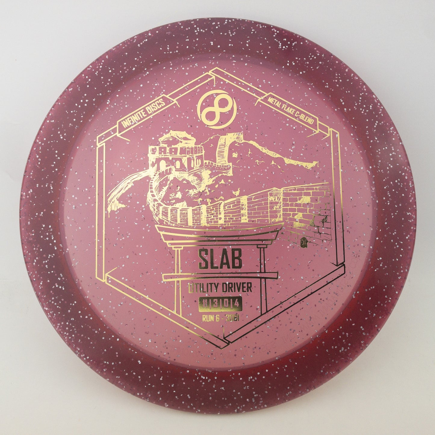 Infinite Discs Metal Flake C-Blend Slab