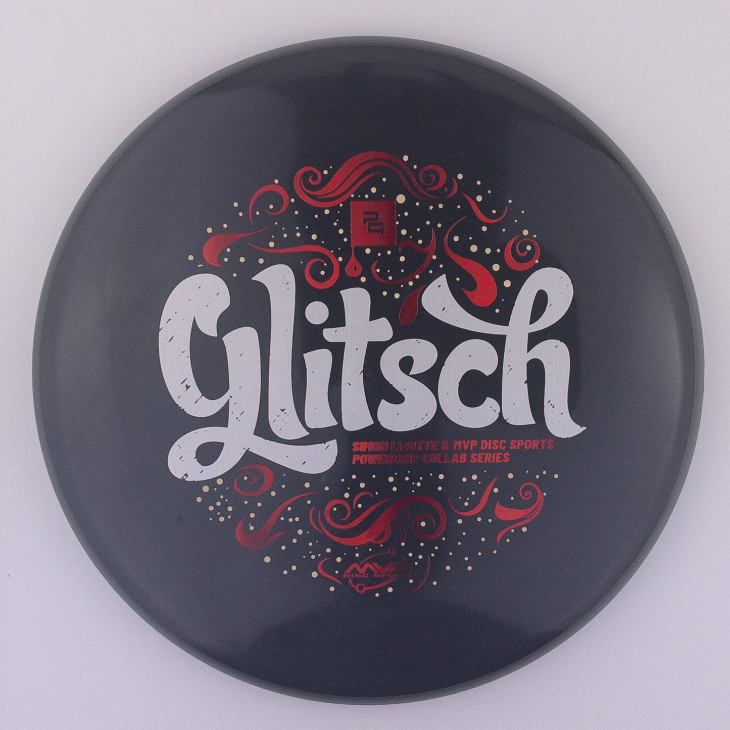 MVP R2 Eclipse Blue Glow Rim - "Glitsch" - Simon Lizotte / Powergrip Collab Series
