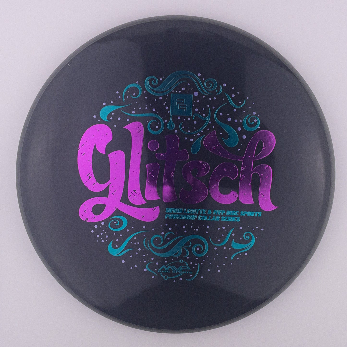 MVP R2 Eclipse Blue Glow Rim - "Glitsch" - Simon Lizotte / Powergrip Collab Series
