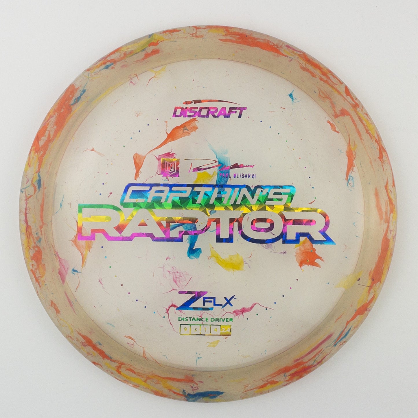 Discraft Jawbreaker Z-Flx Captain's Raptor - Paul Ulibarri Signature
