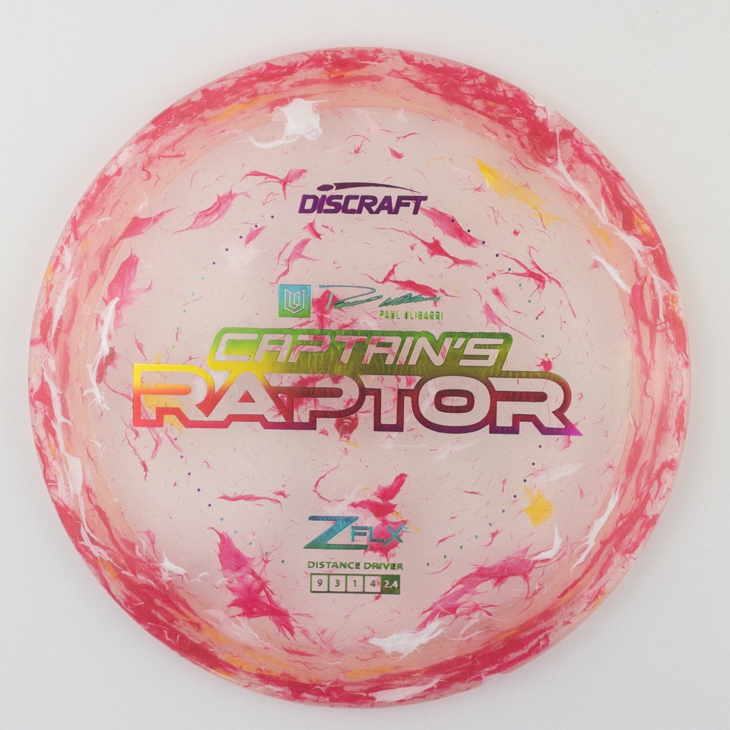 Discraft Jawbreaker Z-Flx Captain's Raptor - Paul Ulibarri Signature