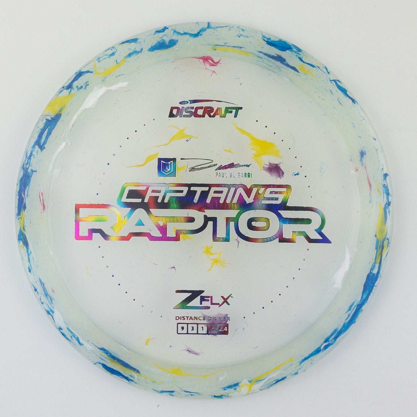 Discraft Jawbreaker Z-Flx Captain's Raptor - Paul Ulibarri Signature