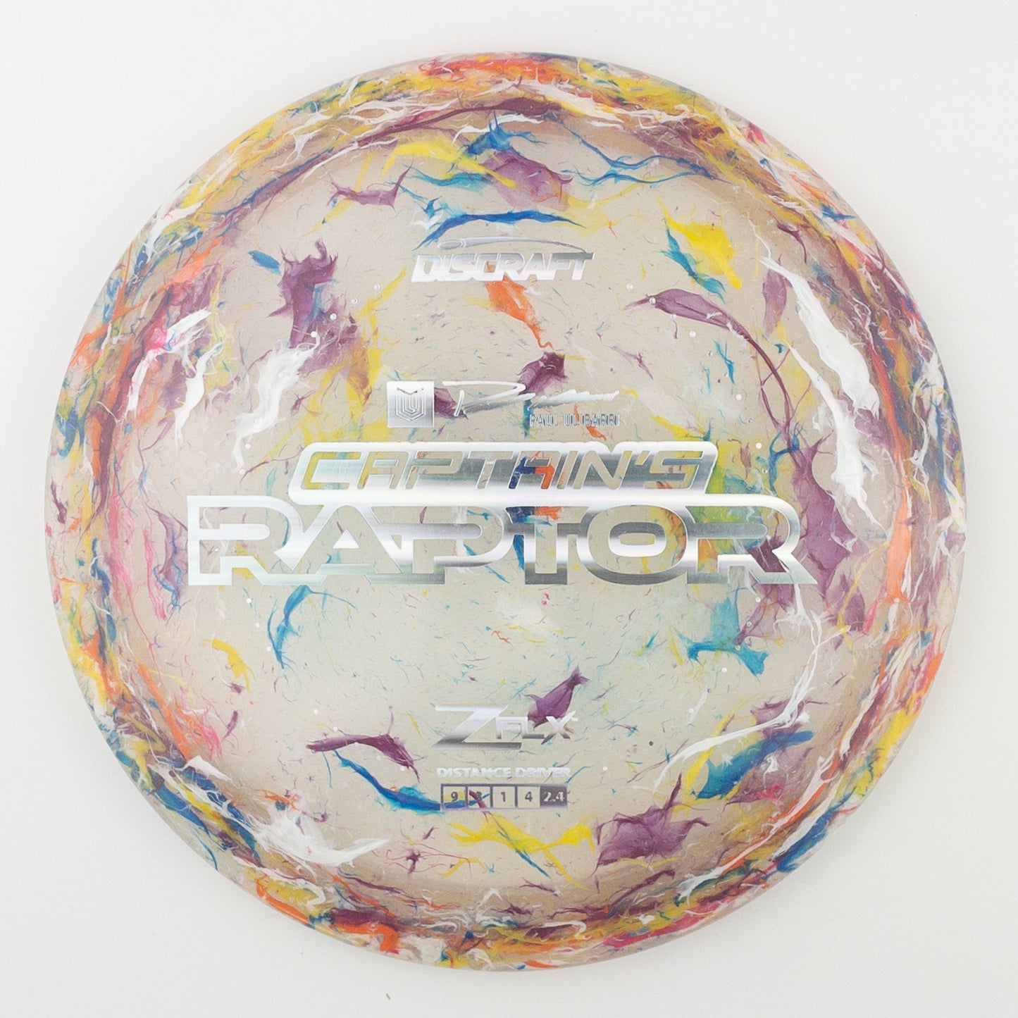 Discraft Jawbreaker Z-Flx Captain's Raptor - Paul Ulibarri Signature