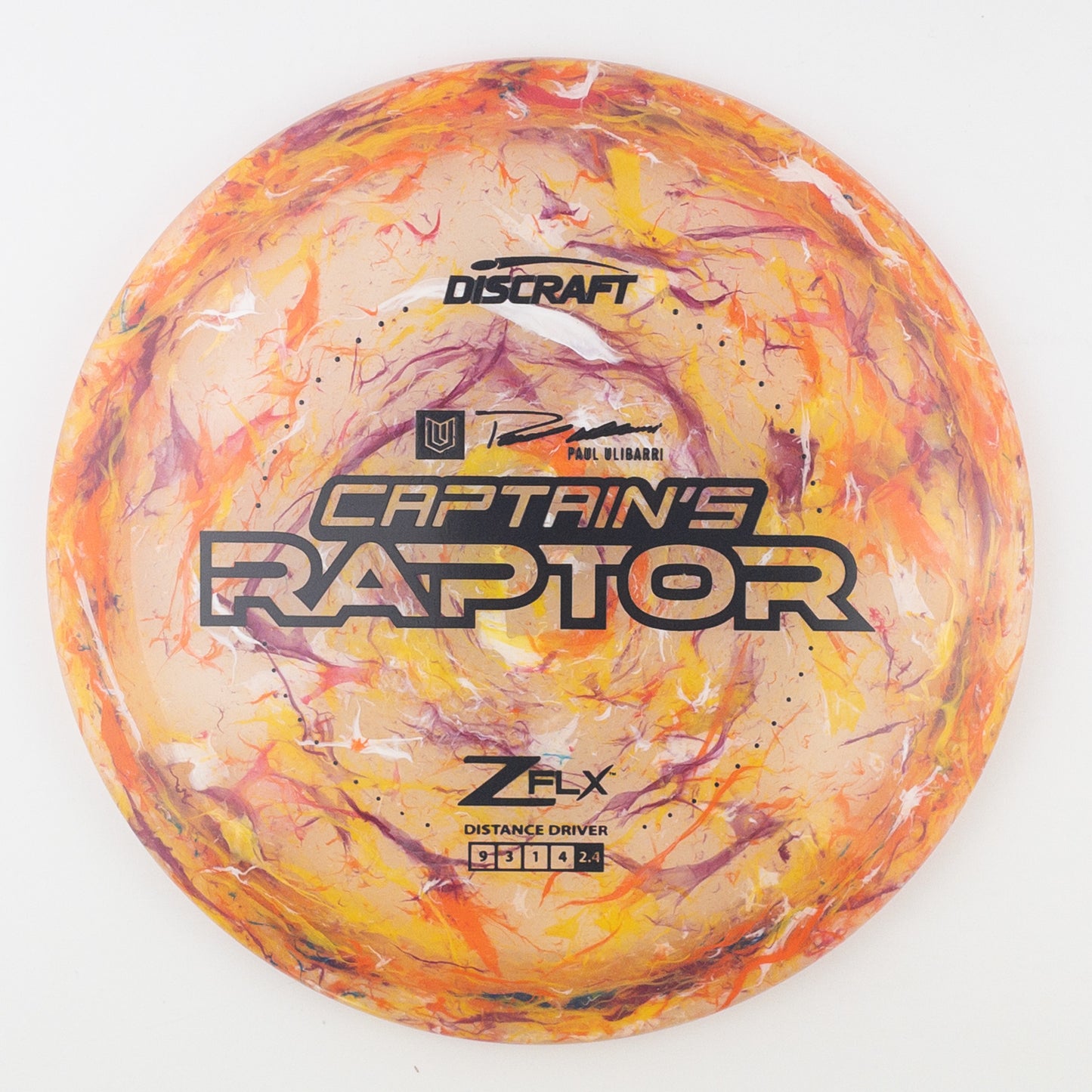 Discraft Jawbreaker Z-Flx Captain's Raptor - Paul Ulibarri Signature