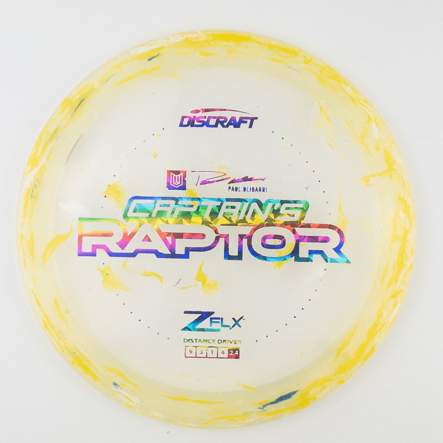 Discraft Jawbreaker Z-Flx Captain's Raptor - Paul Ulibarri Signature