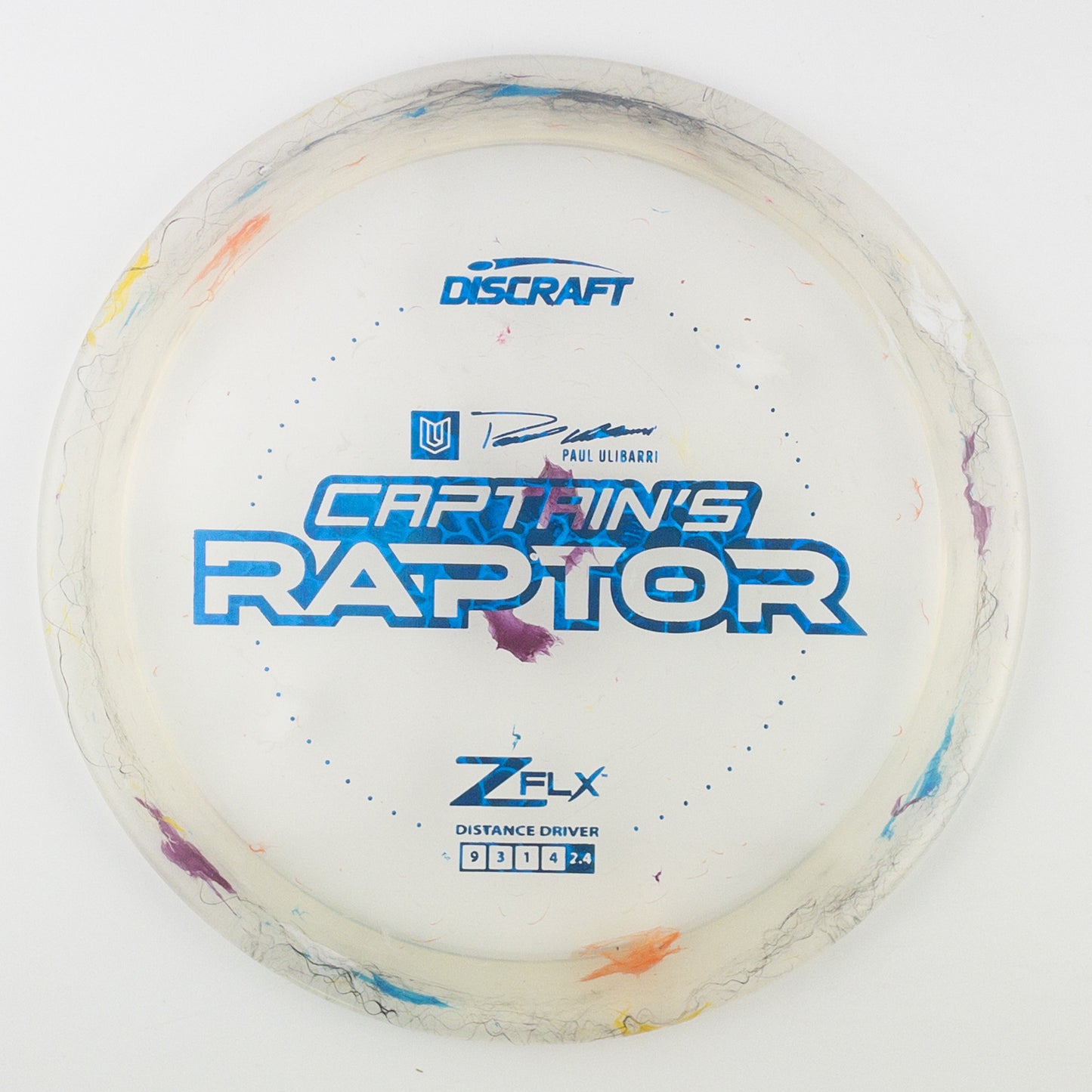 Discraft Jawbreaker Z-Flx Captain's Raptor - Paul Ulibarri Signature