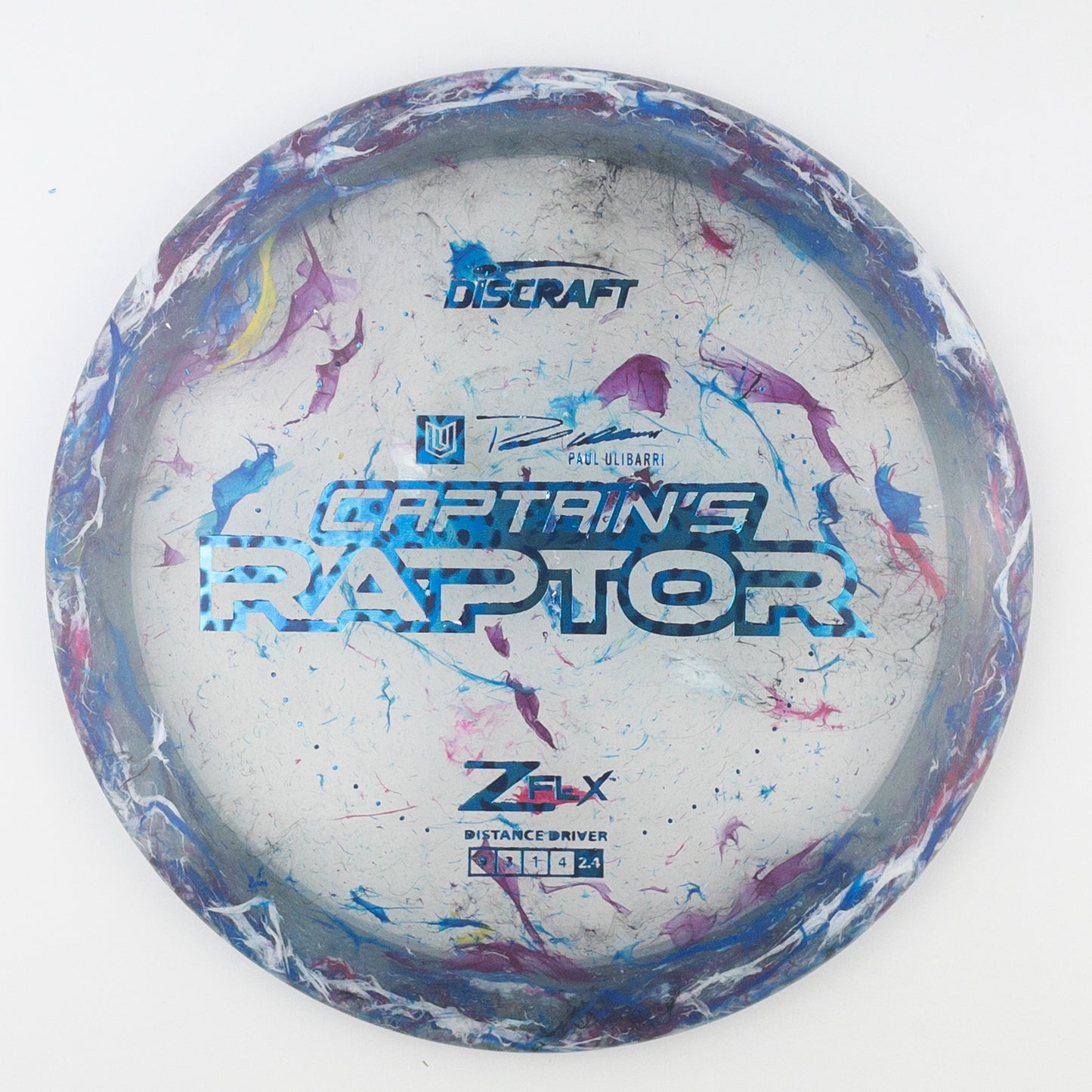 Discraft Jawbreaker Z-Flx Captain's Raptor - Paul Ulibarri Signature
