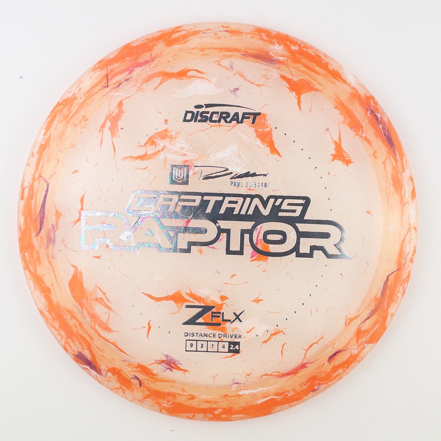 Discraft Jawbreaker Z-Flx Captain's Raptor - Paul Ulibarri Signature