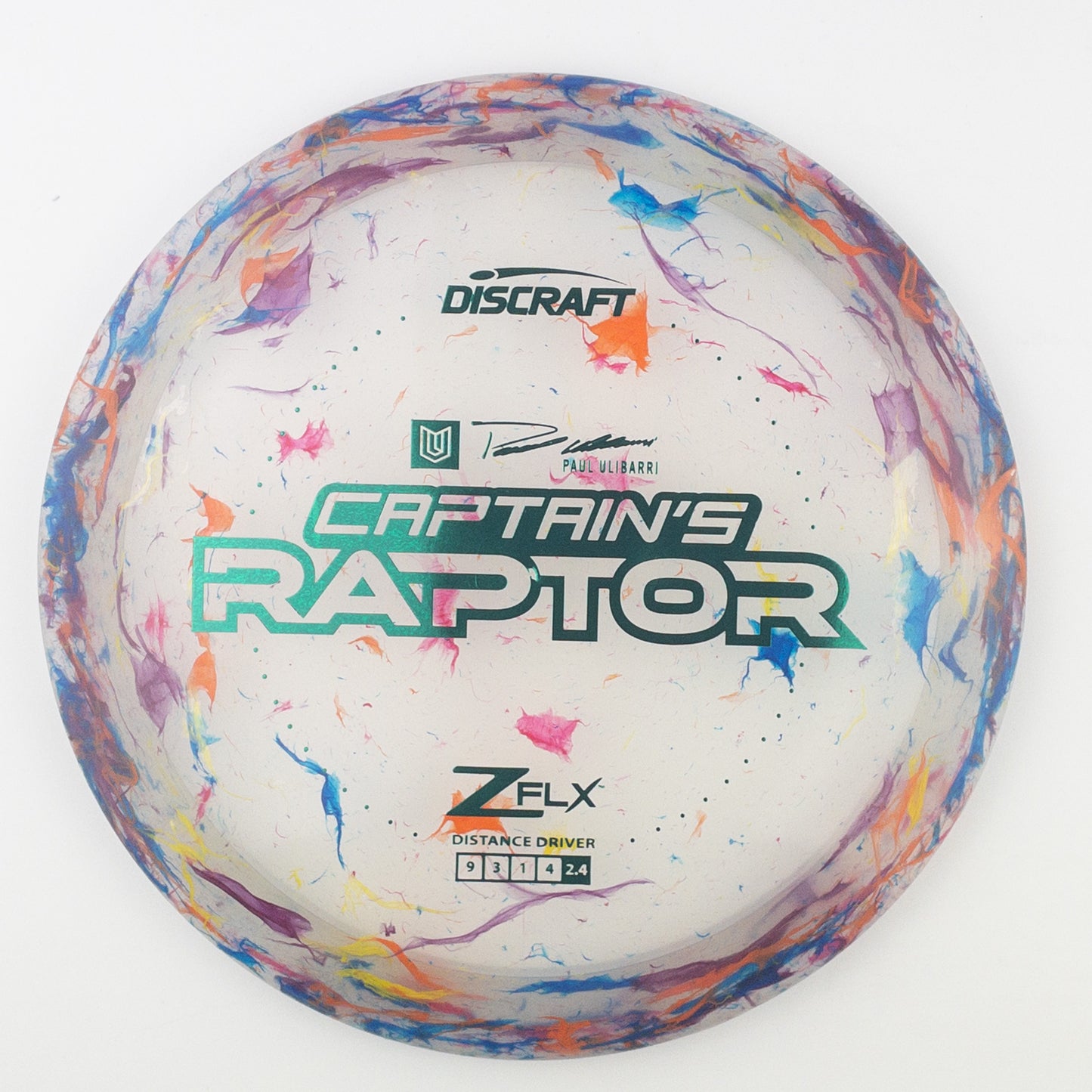 Discraft Jawbreaker Z-Flx Captain's Raptor - Paul Ulibarri Signature
