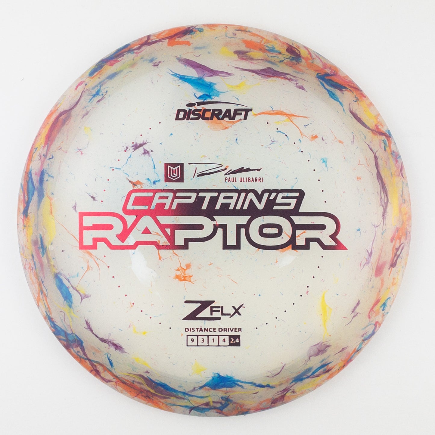 Discraft Jawbreaker Z-Flx Captain's Raptor - Paul Ulibarri Signature