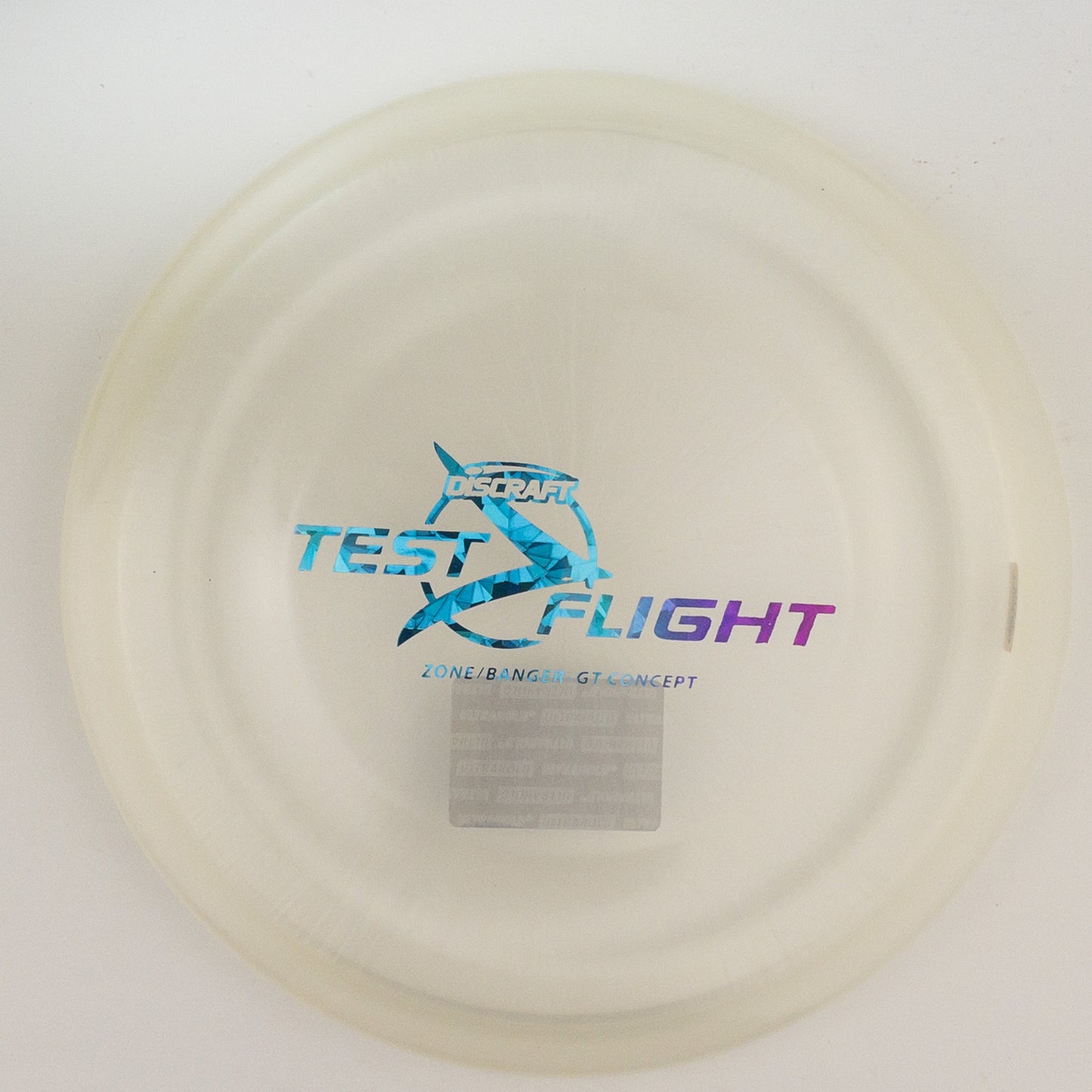 Discraft Test Flight Zone GT Banger Concept