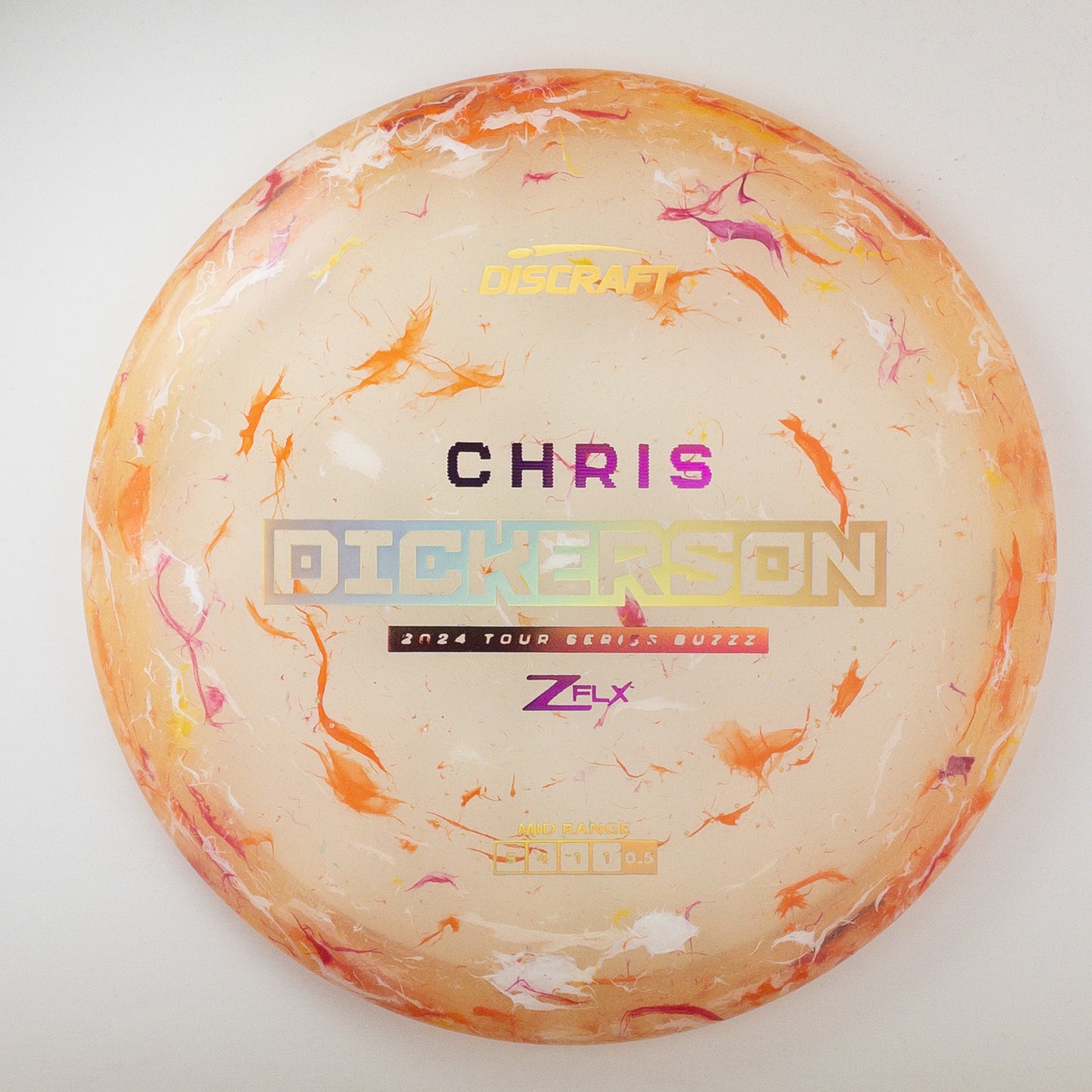 Discraft Jawbreaker Z FLX Buzzz - Chris Dickerson 2024 Tour Series