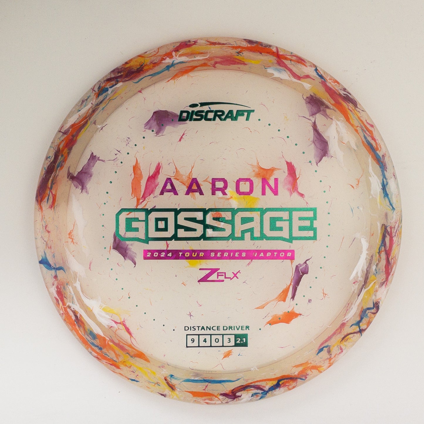 Discraft Jawbreaker Z FLX Raptor - Aaron Gossage 2024 Tour Series