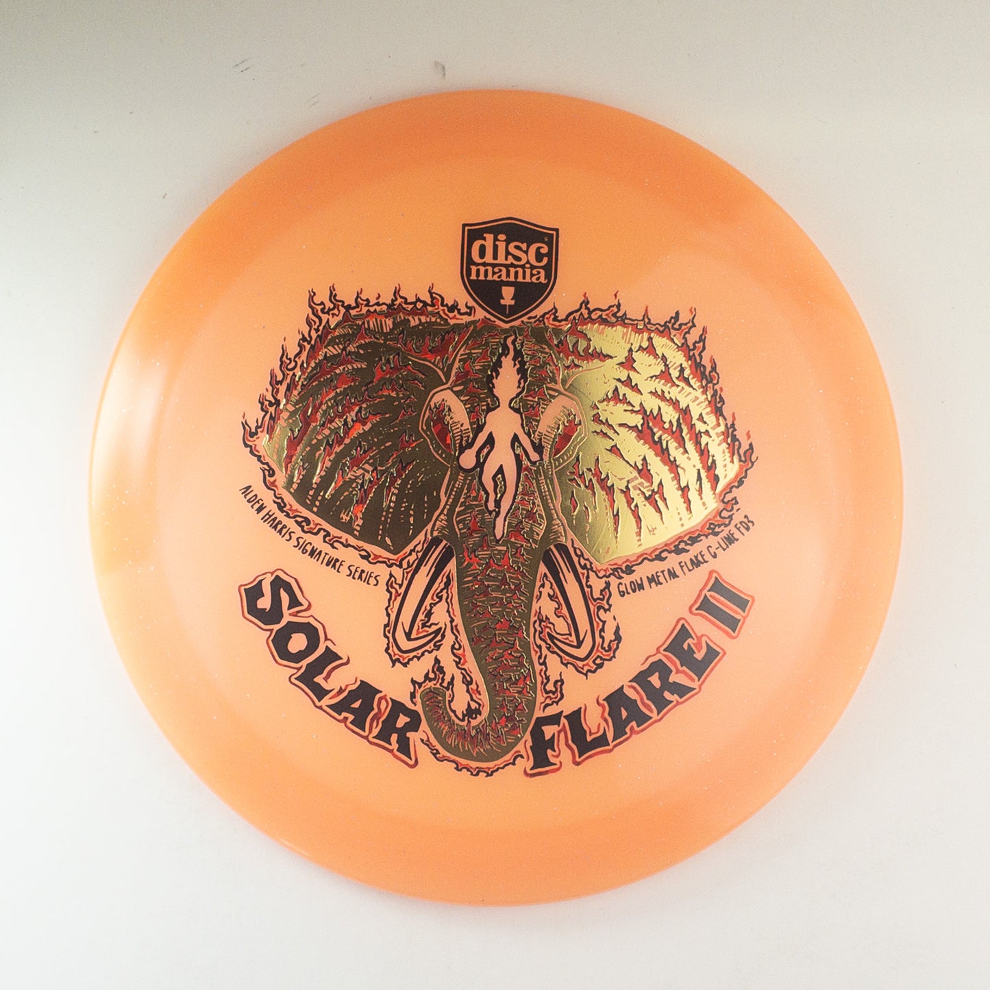 Discmania Glow Metal Flake C-Line FD3 Alden Harris "Solar Flare 2" Signature Series