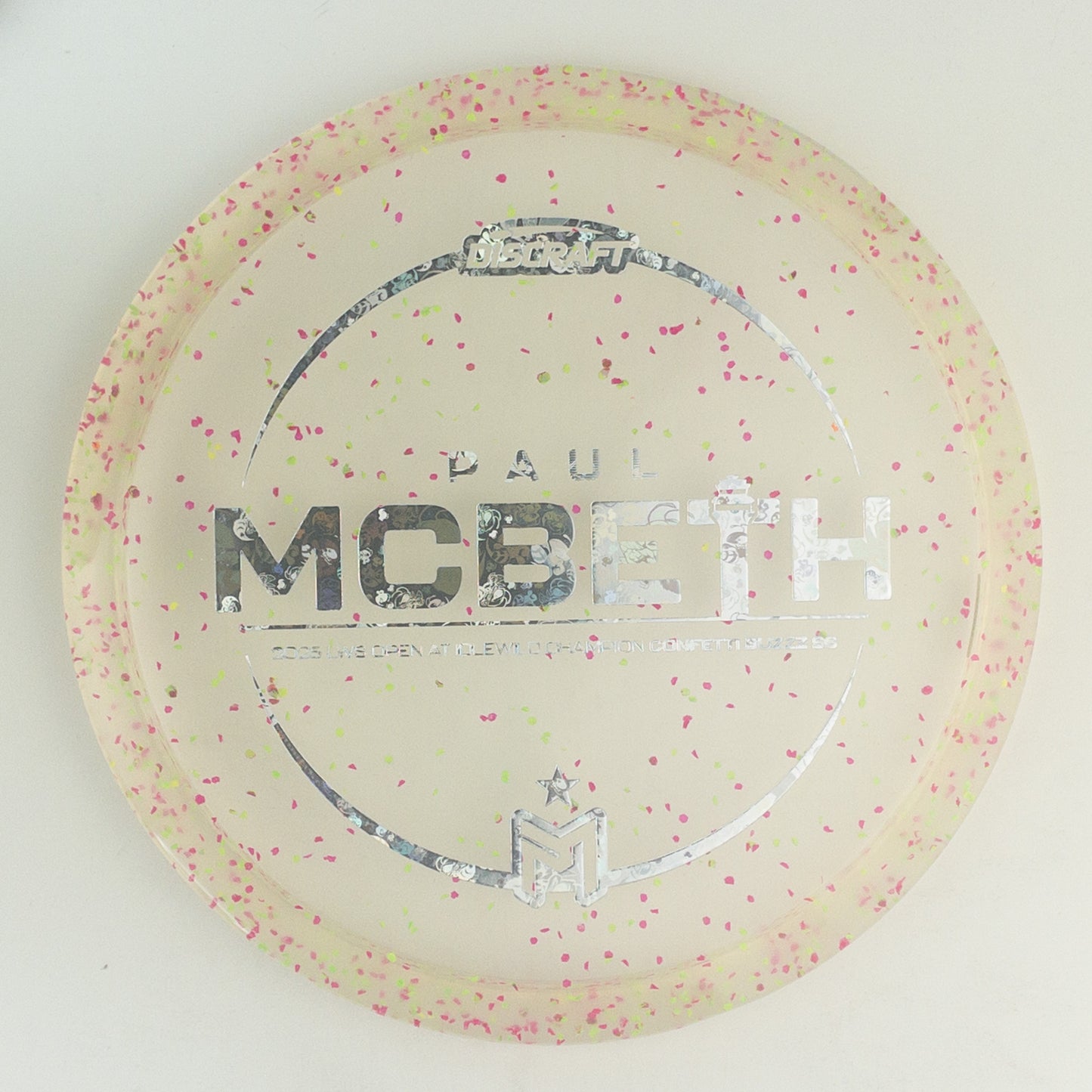 Discraft Z-Line Confetti Buzzz SS - Paul McBeth 2025 Idlewild Champion