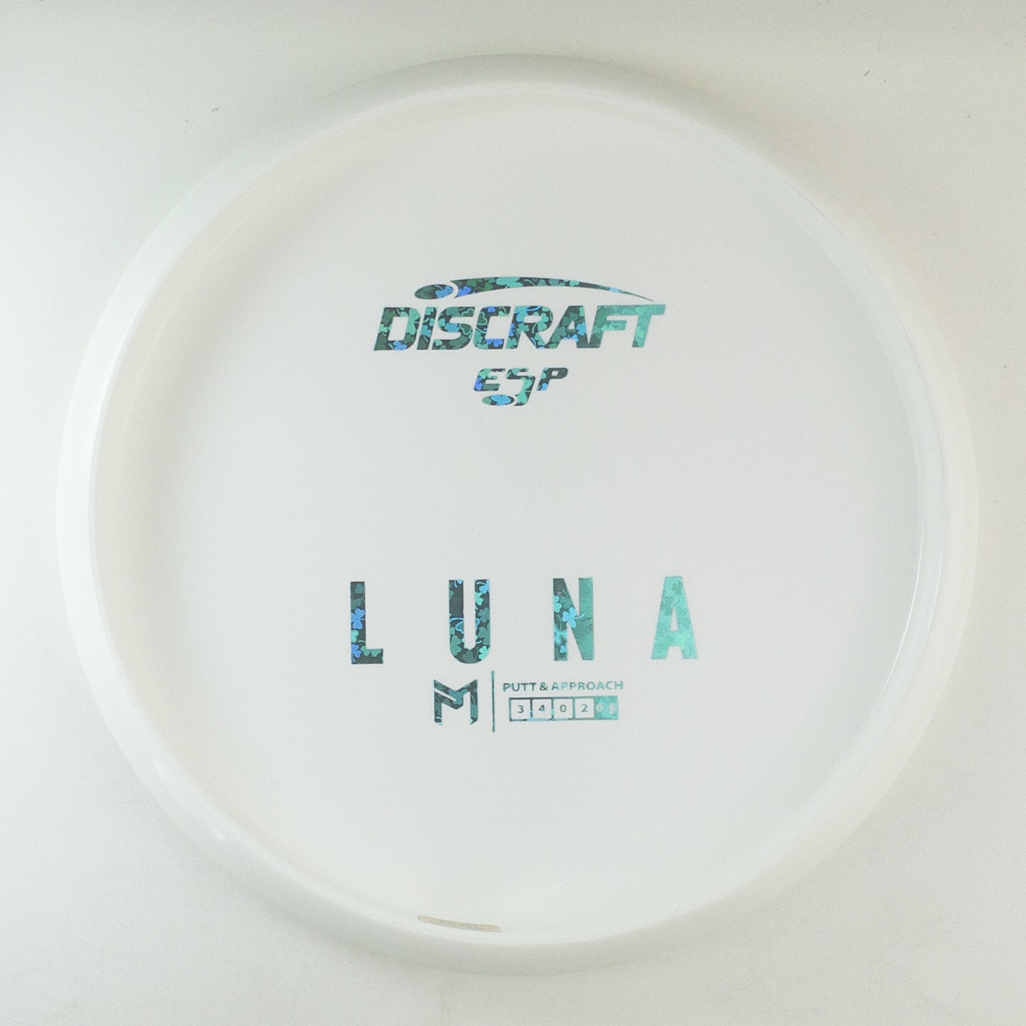 Discraft Paul McBeth ESP Luna - Blank White Bottom Stamped