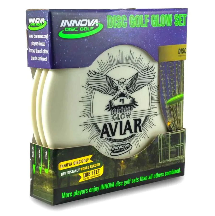 Innova DX Glow 3 Pack Disc Golf Set