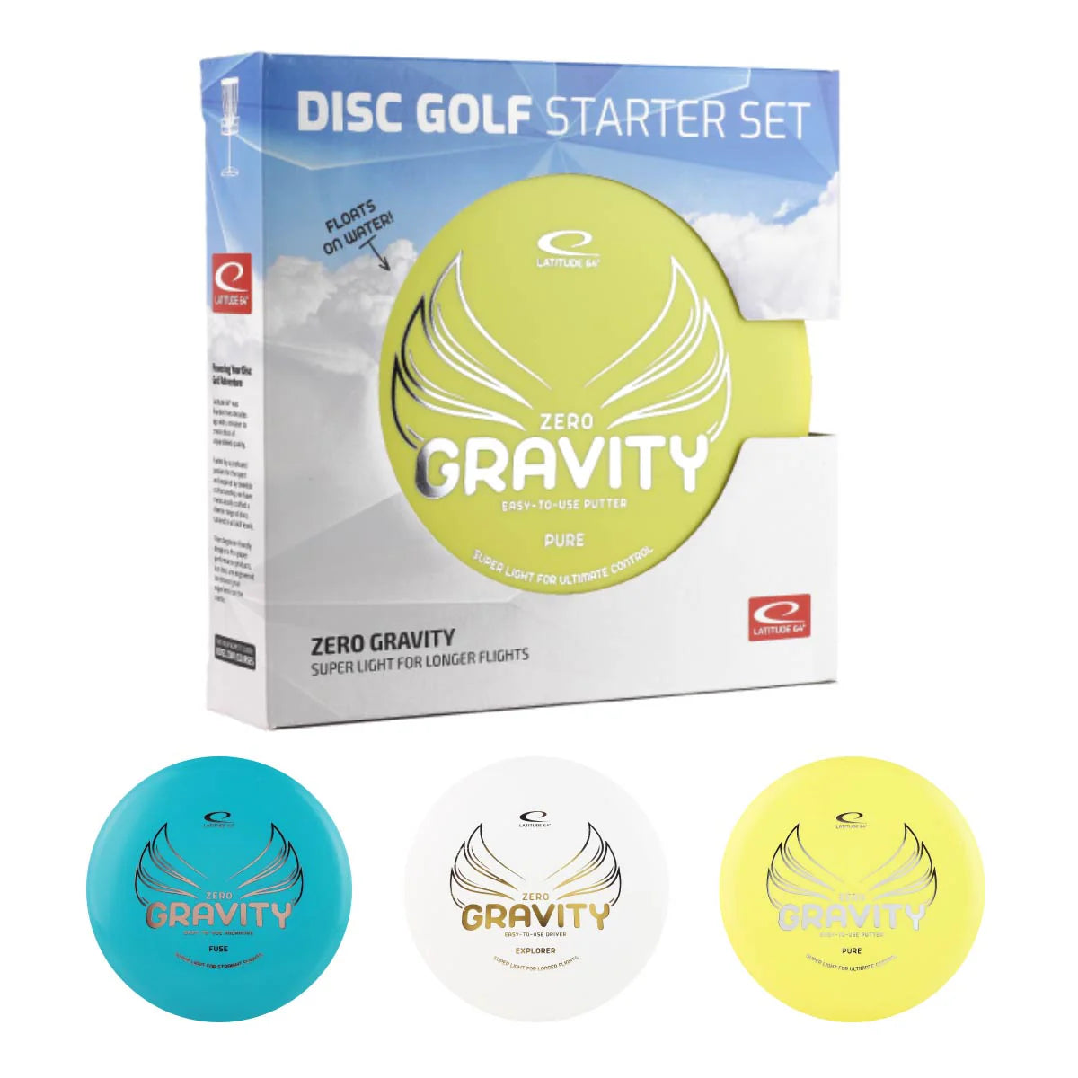 Latitude 64 Disc Golf Zero Gravity Starter Set