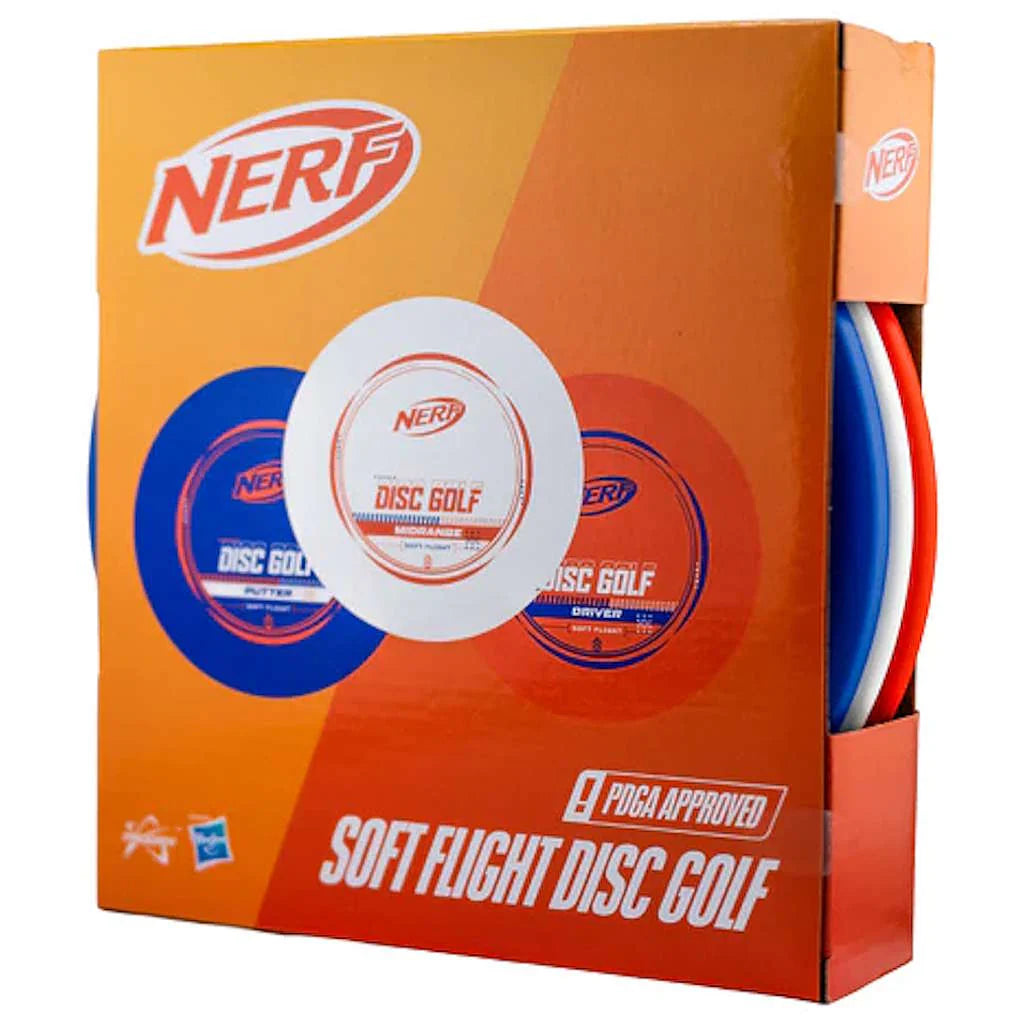 Nerf Soft Flight Discs - 3 Disc Set
