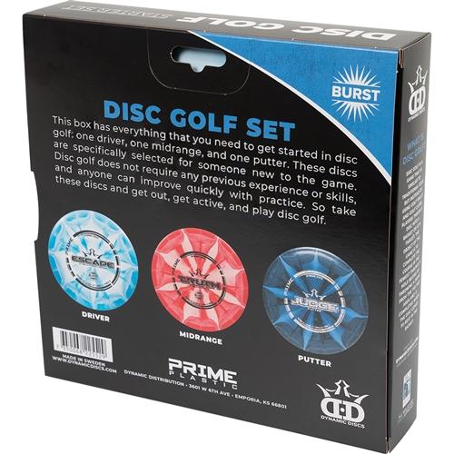 Dynamic Discs Prime Burst Disc Golf Starter Set