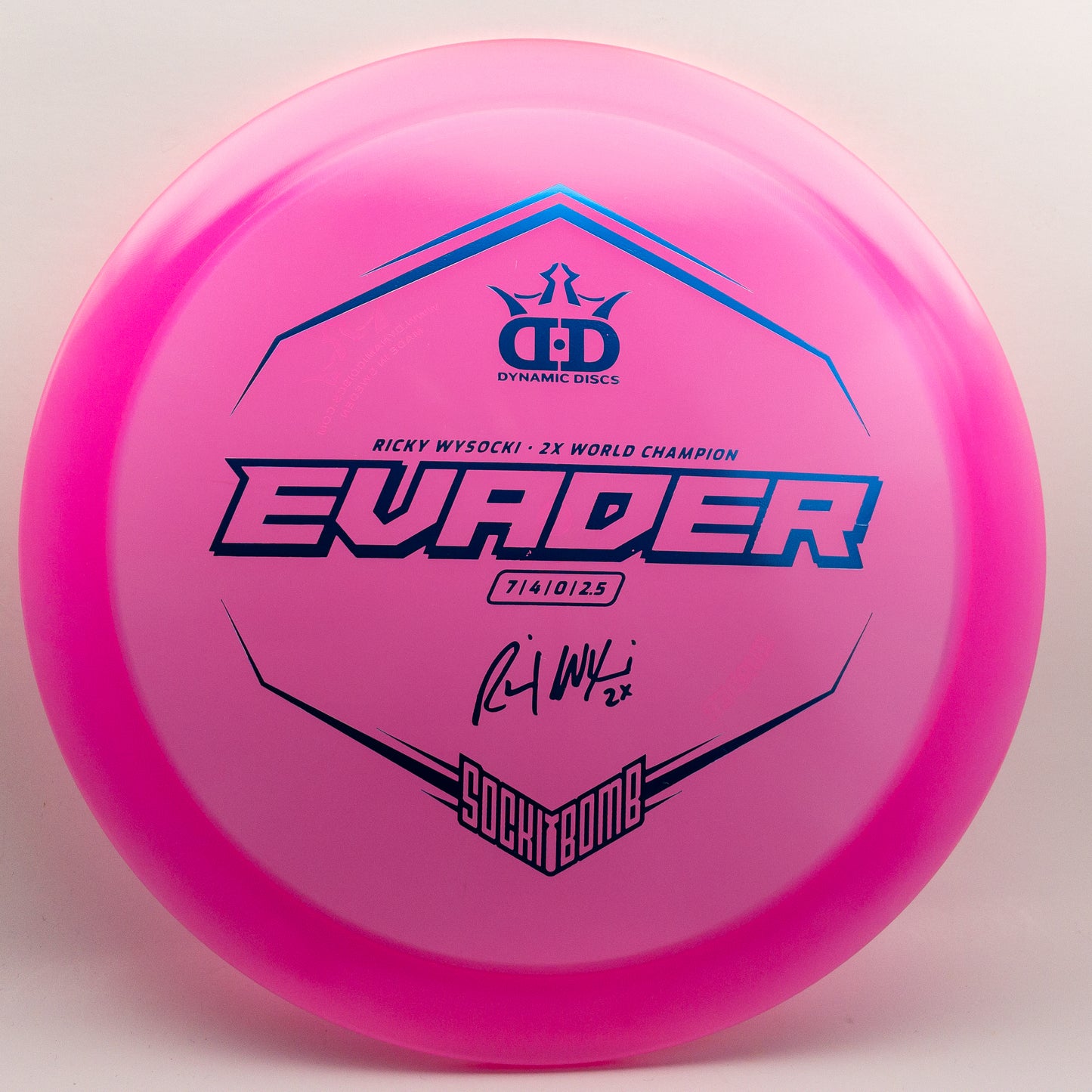 Dynamic Discs Lucid Evader Ricky Wysocki Sockibomb Stamp