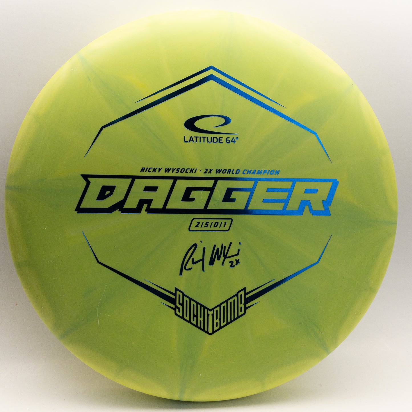 Latitude 64 Zero Hard Burst Dagger Ricky Wysocki Sockibomb Stamp