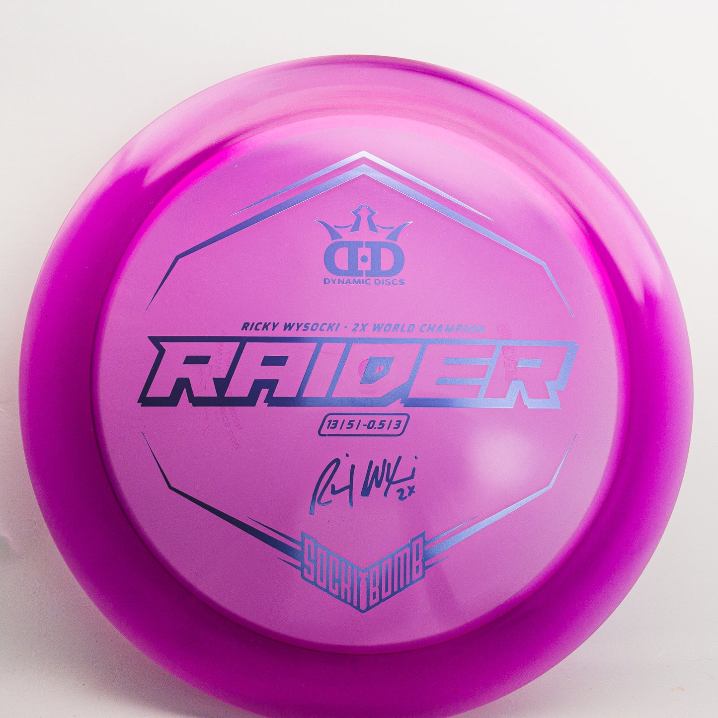 Dynamic Discs Lucid Raider Ricky Wysocki Sockibomb Stamp
