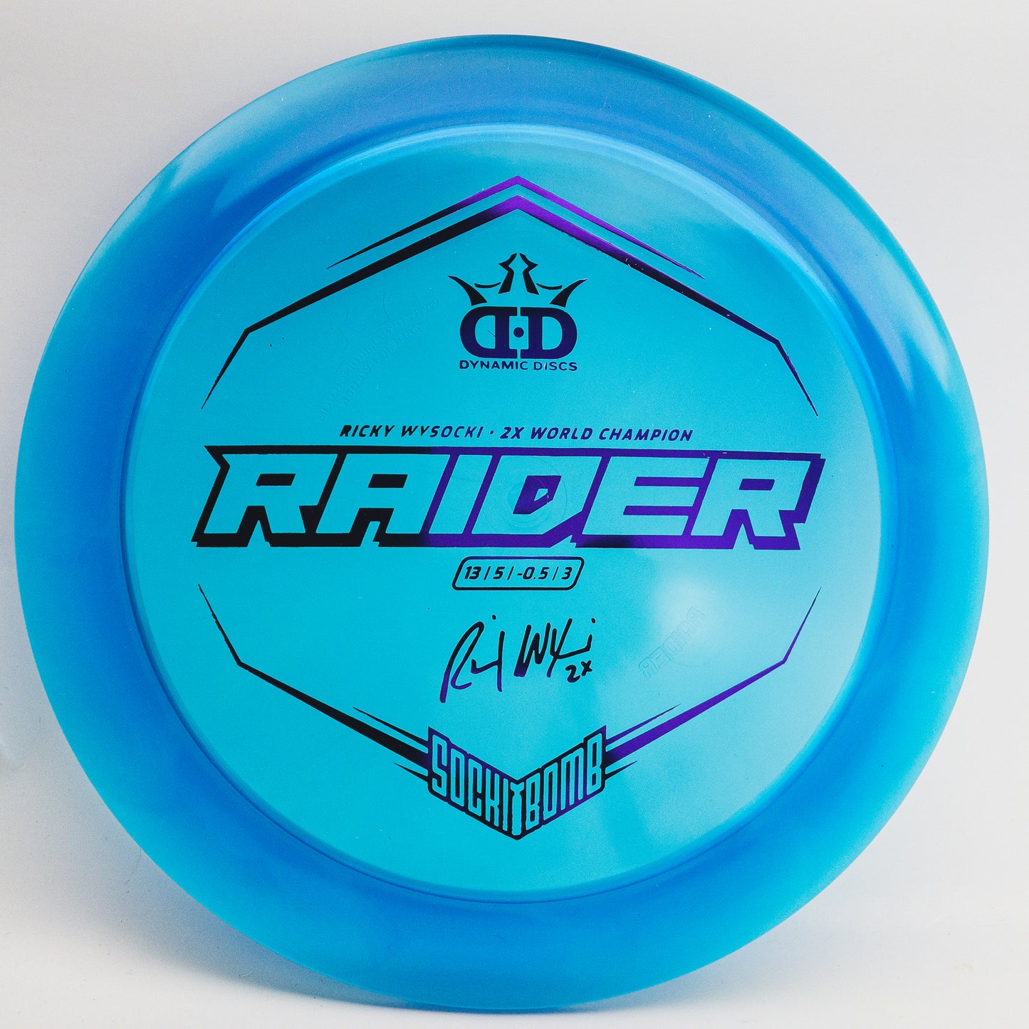 Dynamic Discs Lucid Raider Ricky Wysocki Sockibomb Stamp