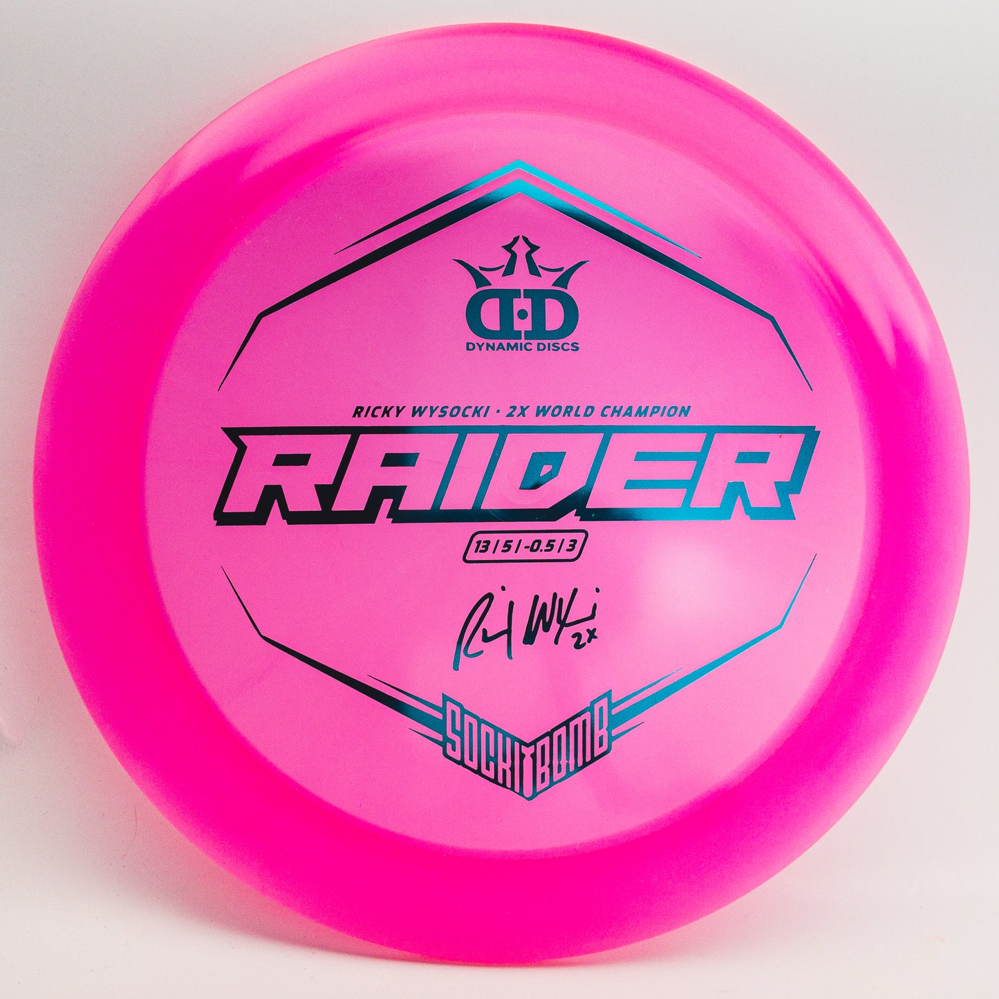Dynamic Discs Lucid Raider Ricky Wysocki Sockibomb Stamp