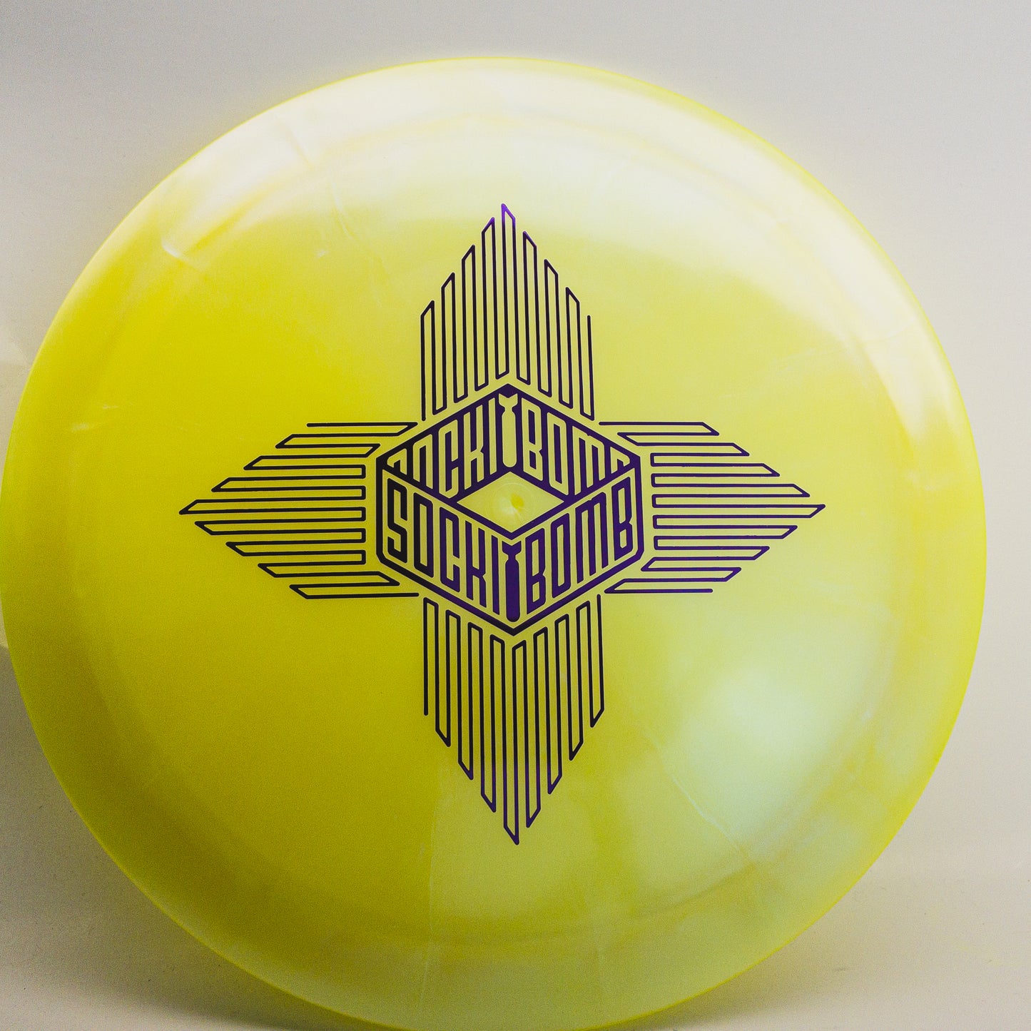 Dynamic Discs Lucid Chameleon Enforcer - Sockibomb Fourpoints Stamp