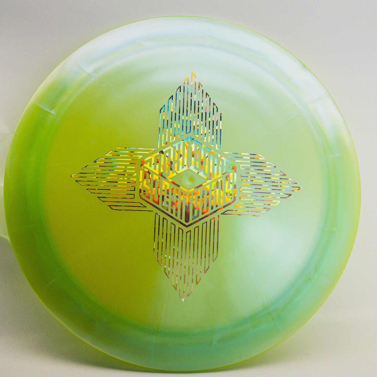 Dynamic Discs Lucid Chameleon Enforcer - Sockibomb Fourpoints Stamp