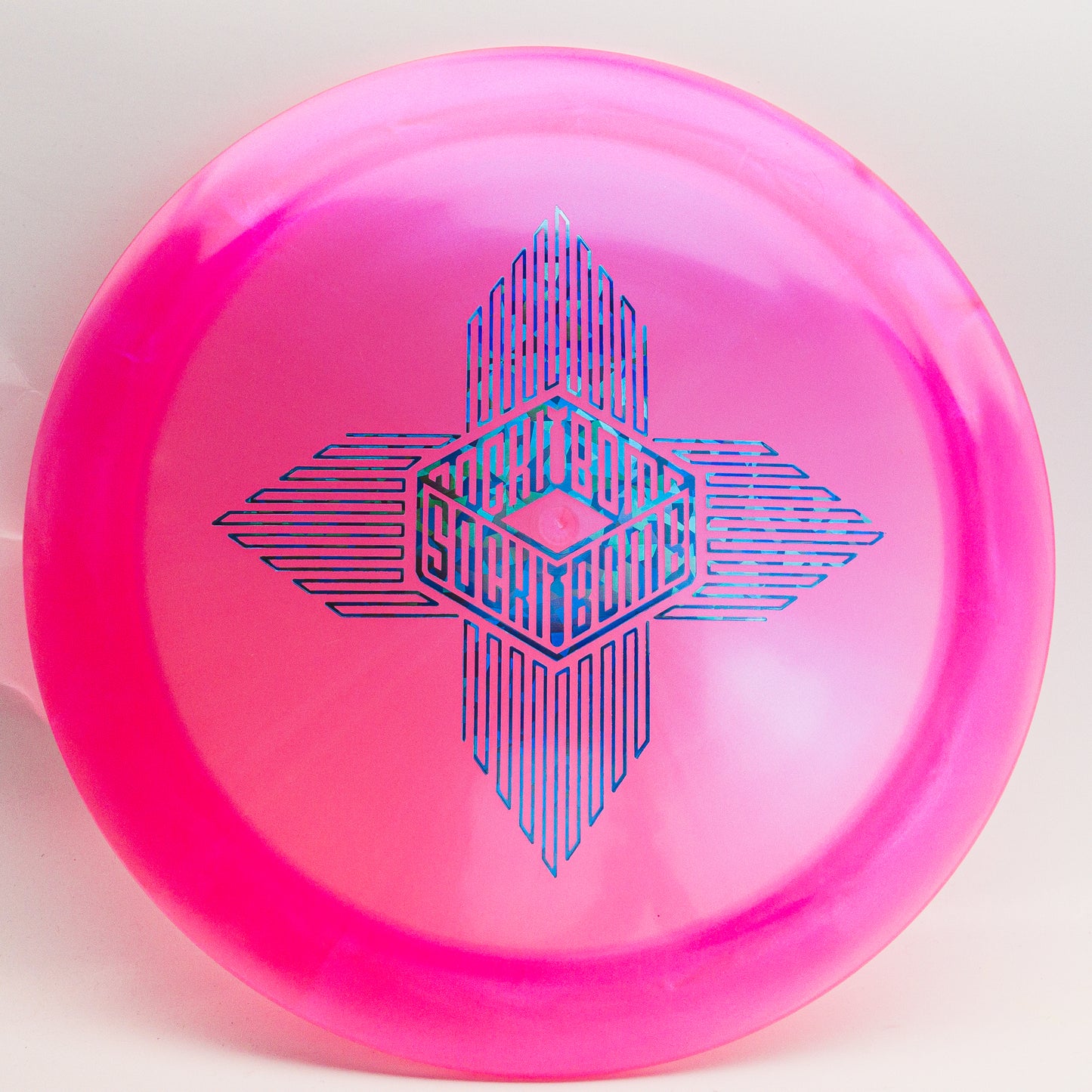 Dynamic Discs Lucid Chameleon Enforcer - Sockibomb Fourpoints Stamp