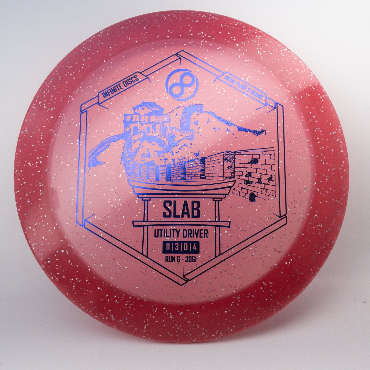 Infinite Discs Metal Flake C-Blend Slab