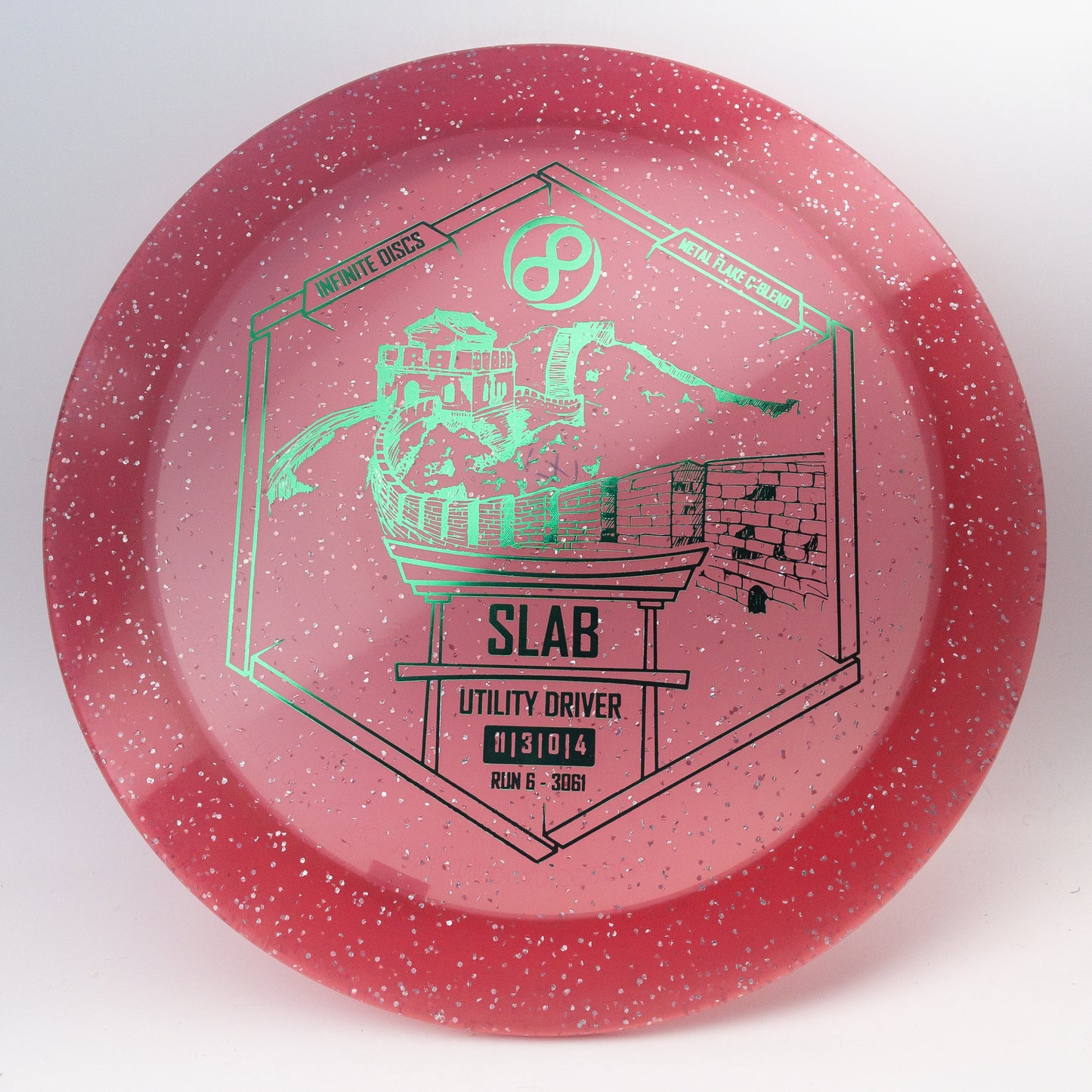 Infinite Discs Metal Flake C-Blend Slab