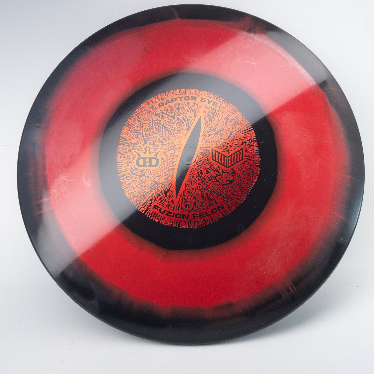 Dynamic Discs Raptor Eye Fuzion Felon - Ricky Wysocki Sockibomb Stamp