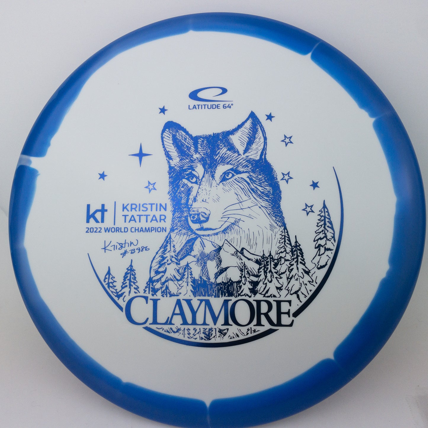 Latitude 64 Gold Orbit Claymore - Kristin Tattar World Champion
