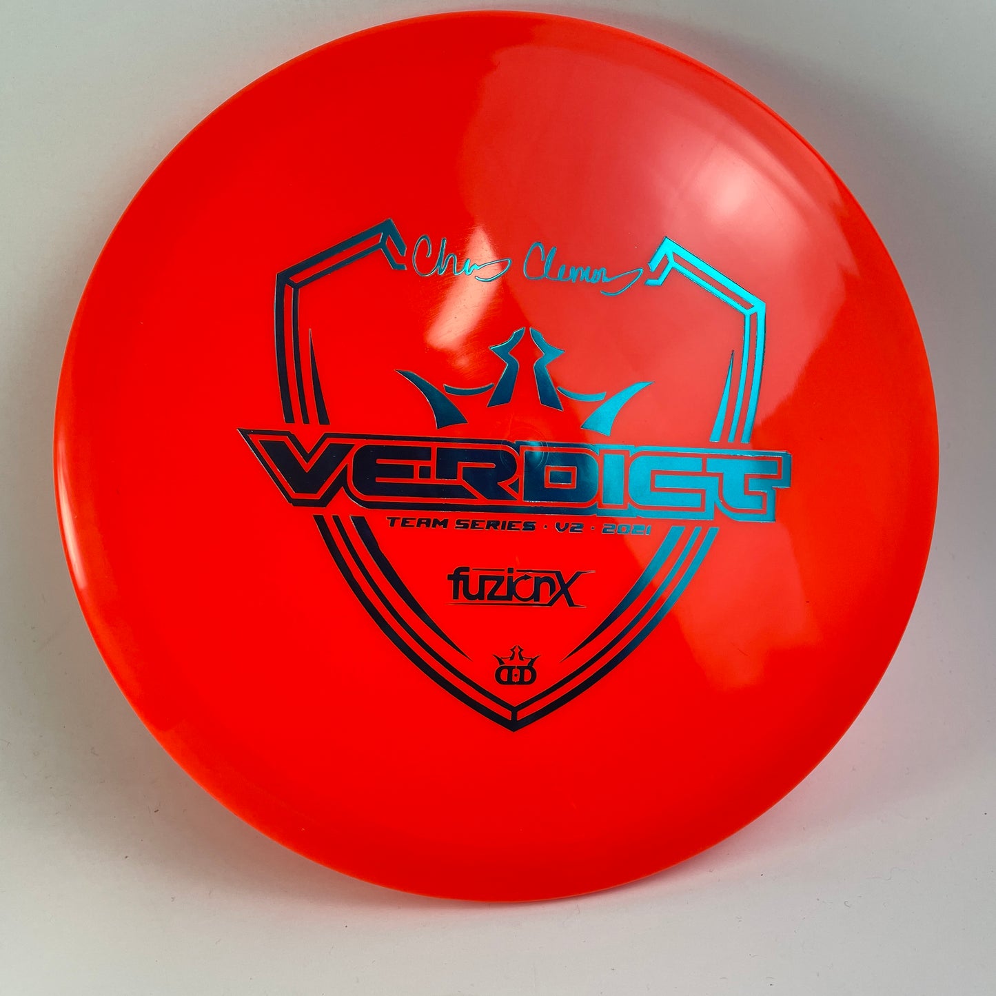 Dynamic Discs Fuzion-X Verdict Chris Clemons 2021 Team Series V2