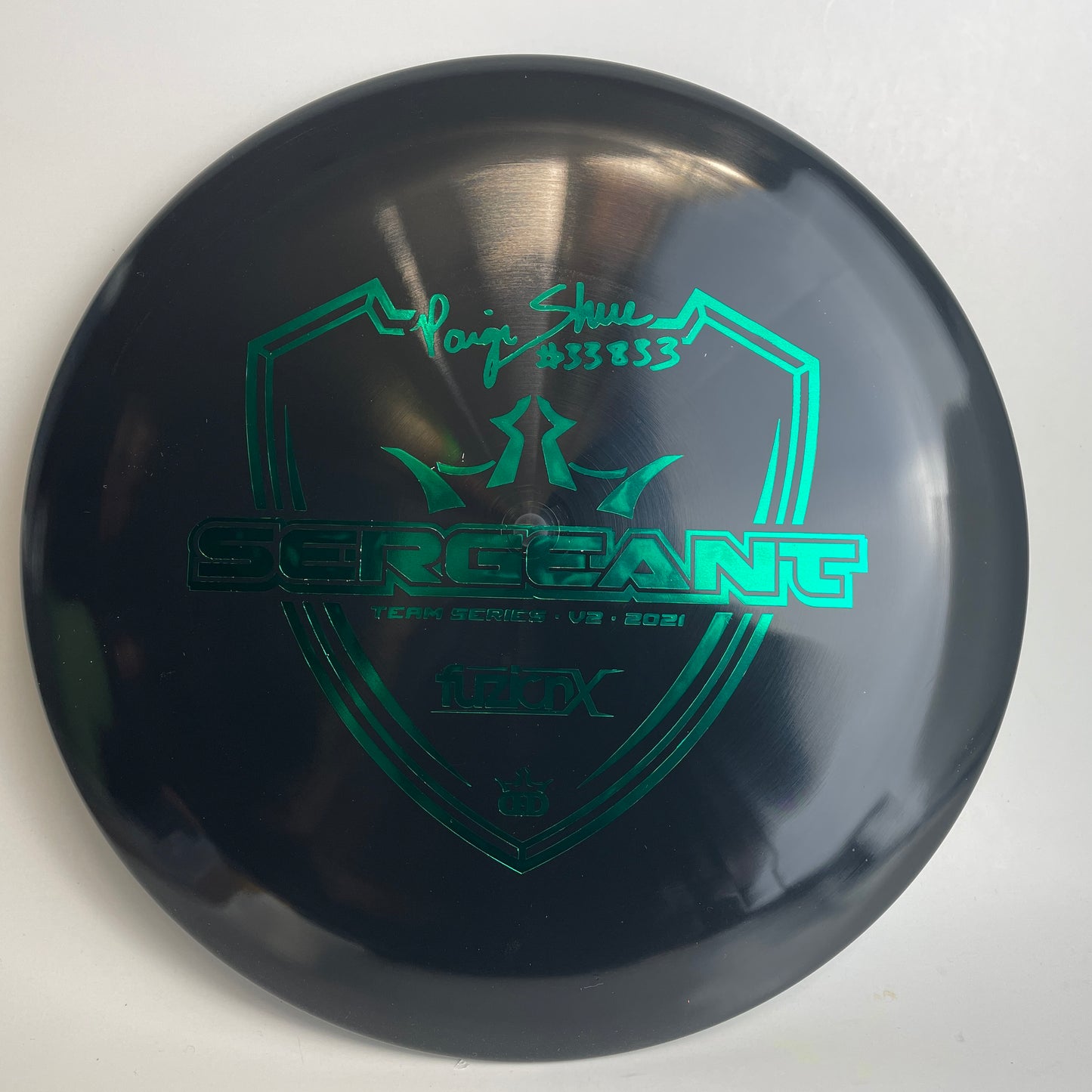 Dynamic Discs Fuzion-X Sergeant Paige Shue 2021 Team Series V2
