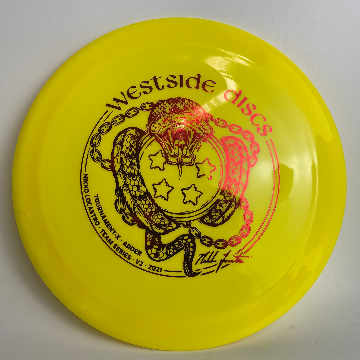 Westside Discs Tournament-X Adder Nikko Locastro 2021 Team Series V2