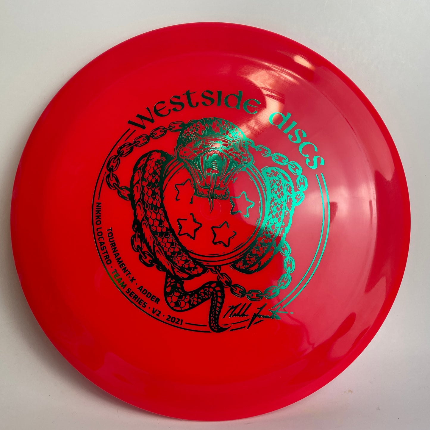 Westside Discs Tournament-X Adder Nikko Locastro 2021 Team Series V2