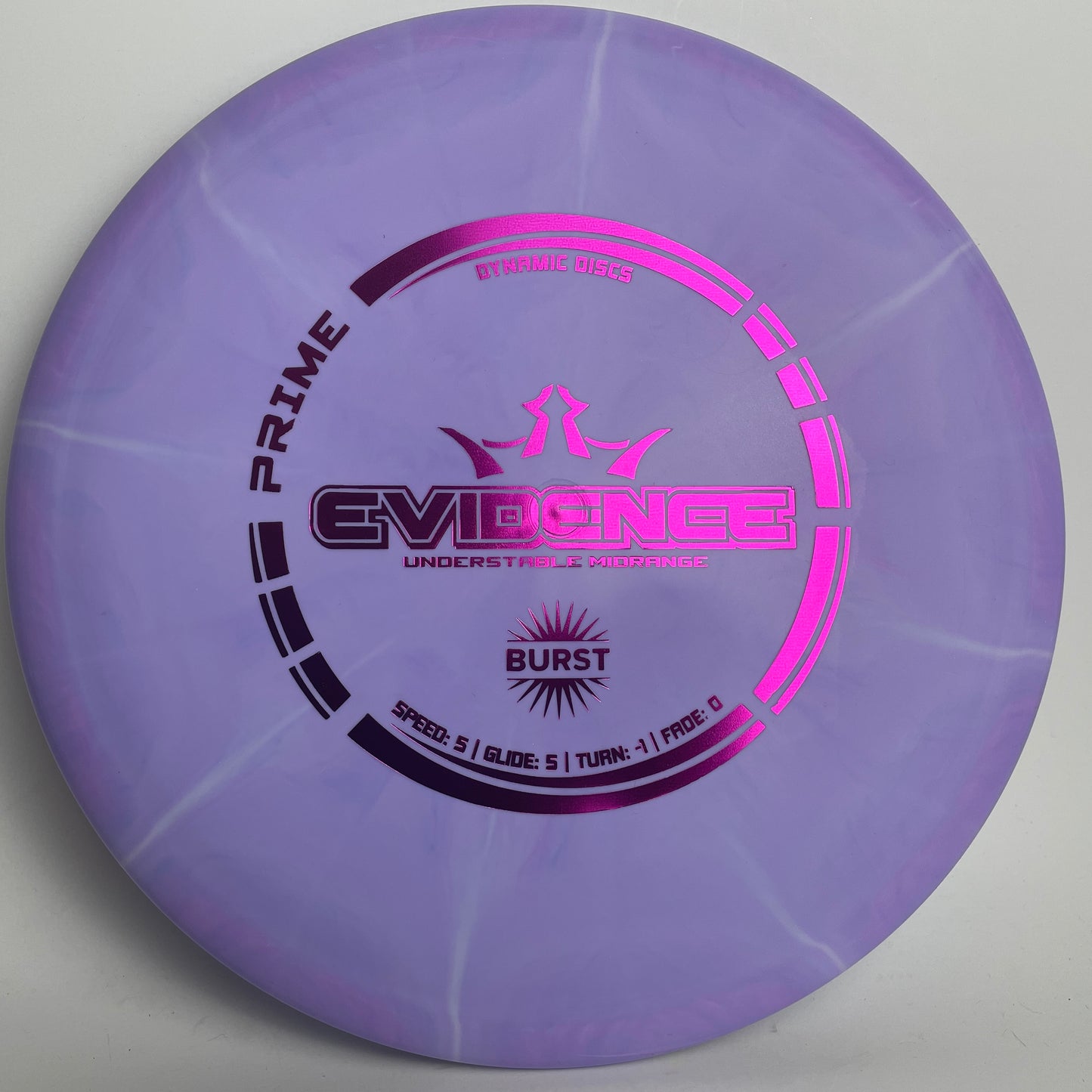 Dynamic Discs Prime Burst Evidence