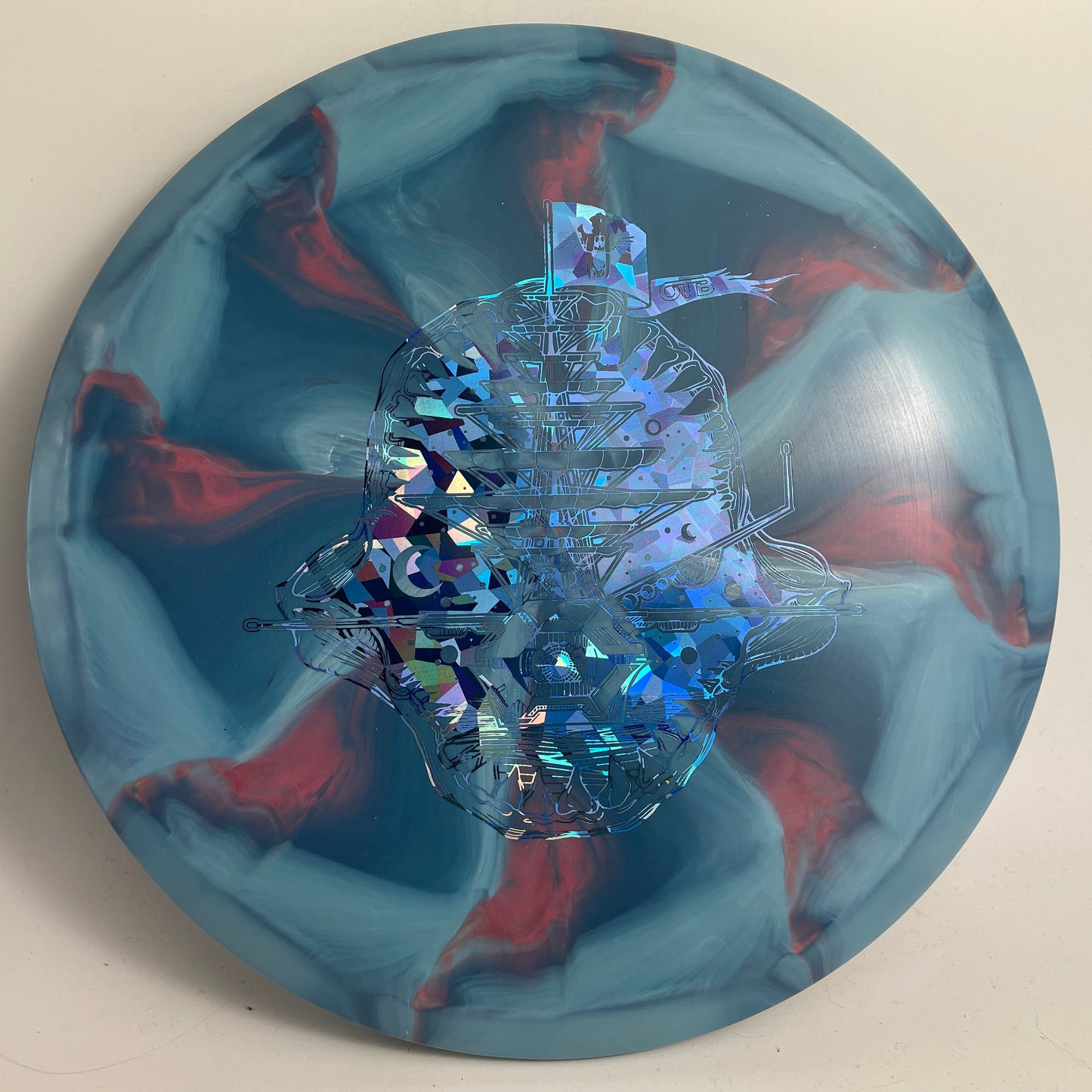 Discraft Tour Series Swirl FLX ESP Buzzz - OTB Pirate Nate Stamp