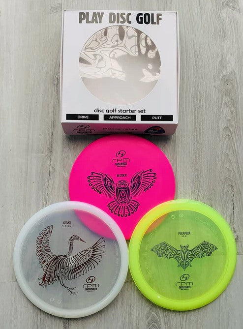 RPM Premium Disc Golf Starter Set (Magma and Cosmic)